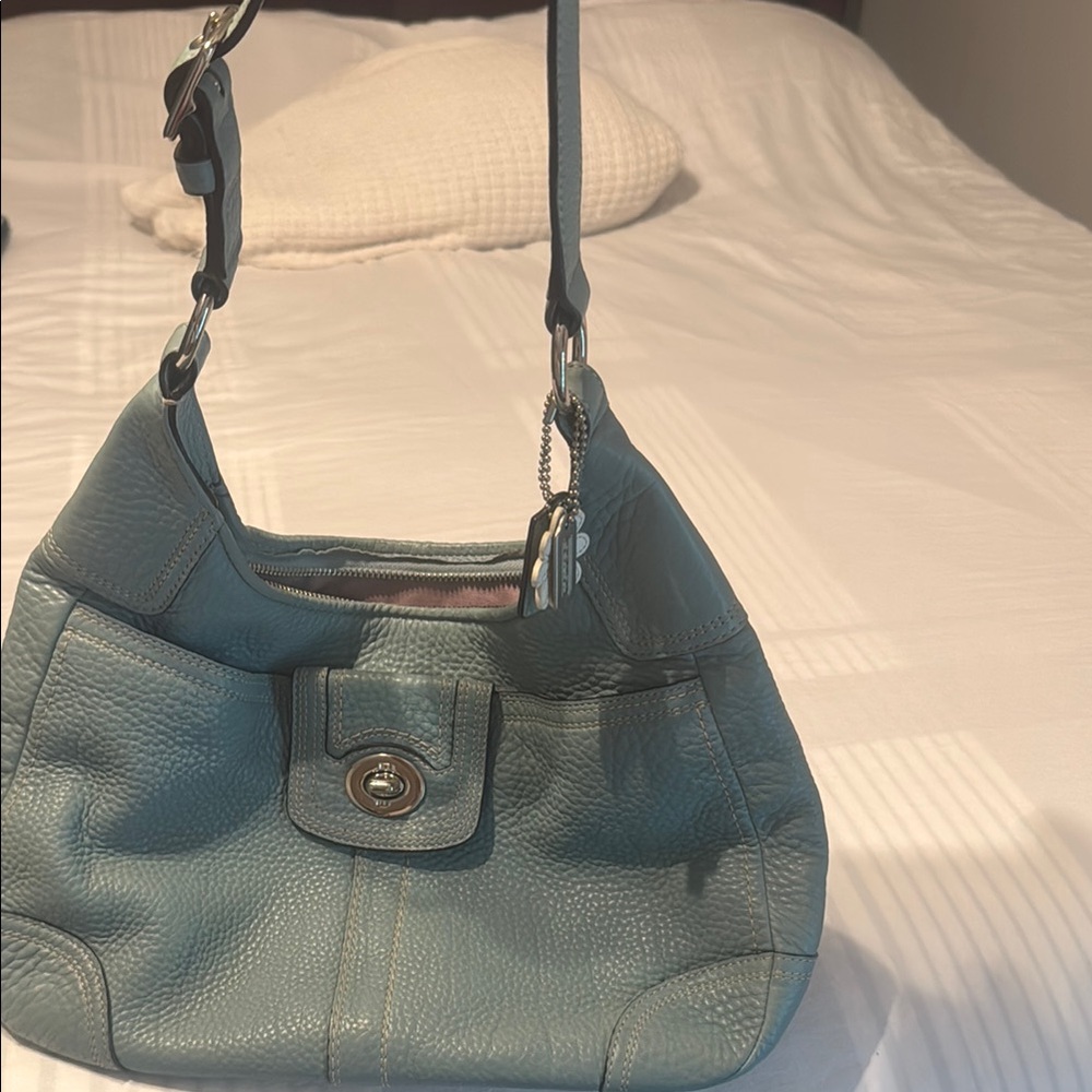 Coach Leather Shoulder Bag